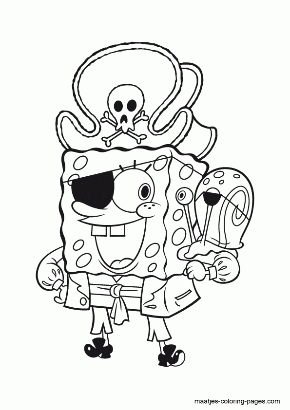 Sponge Bob kolorowanki